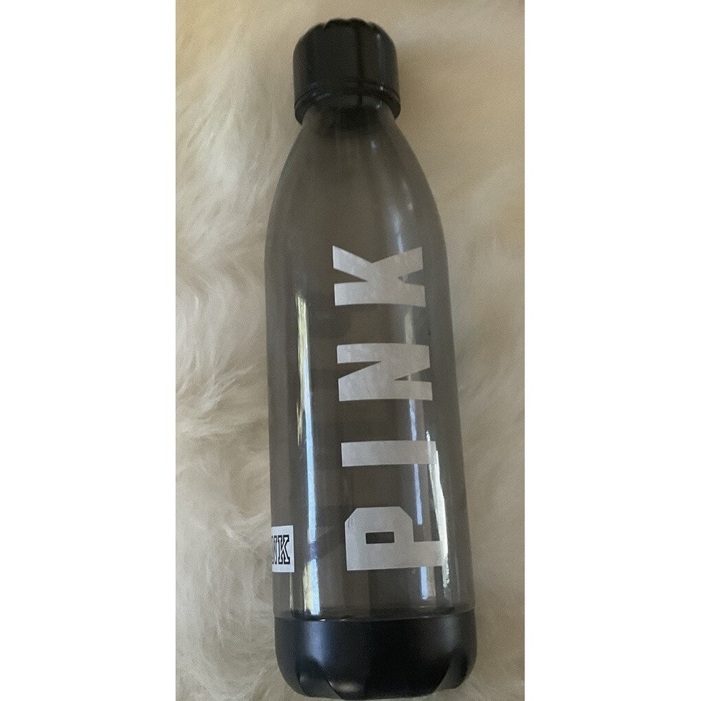 Victoria's Secret PINK Brand Black Screw Type Sports Bottle Some Scratches/Scuff